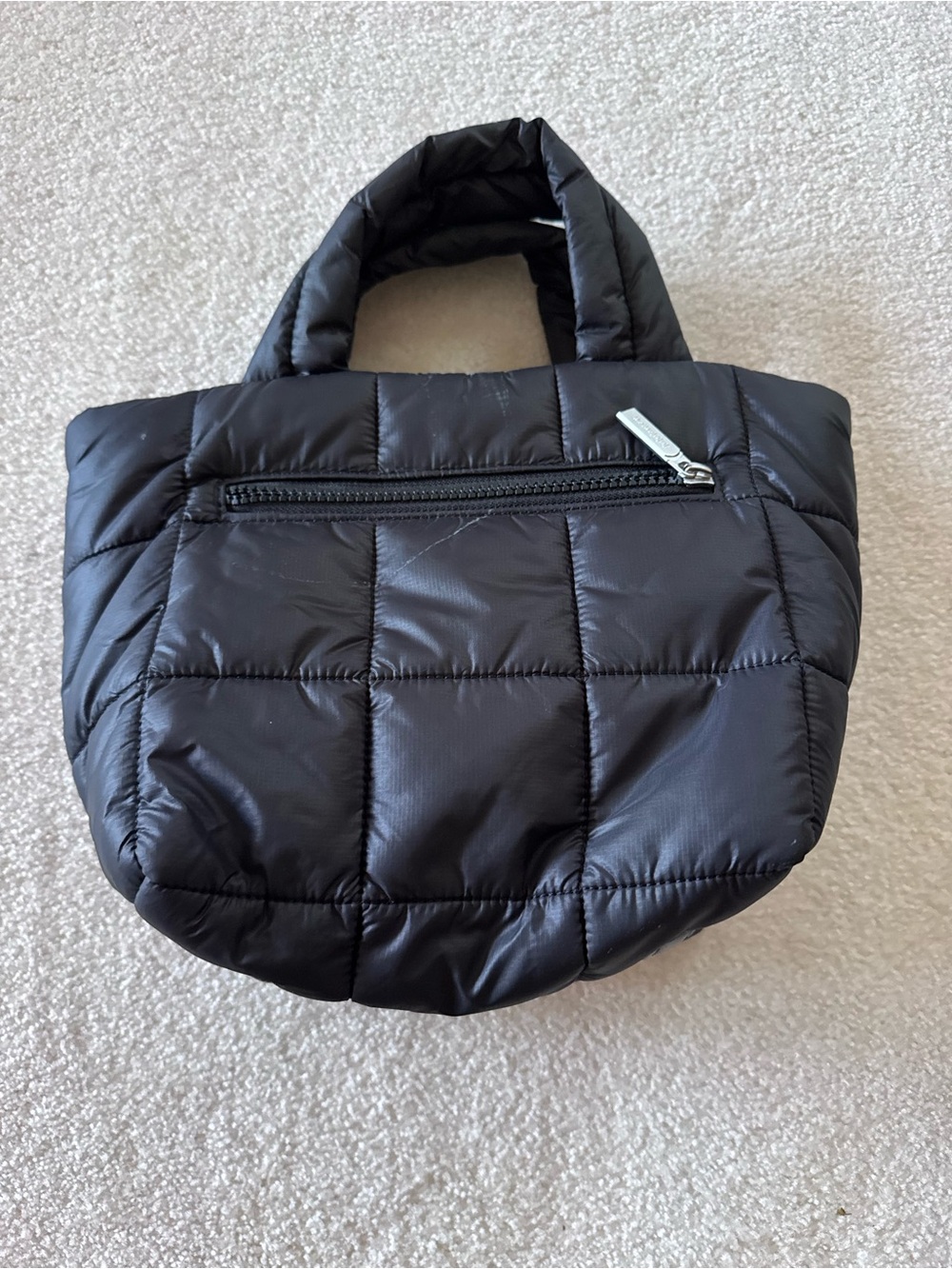 lululemon athletica Black Quilted Tote Bag 5L All Black - Picture 3 of 8